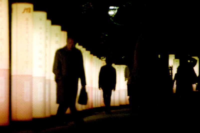 Les lanternes du festival Hanatōro, au parc Maruyama.