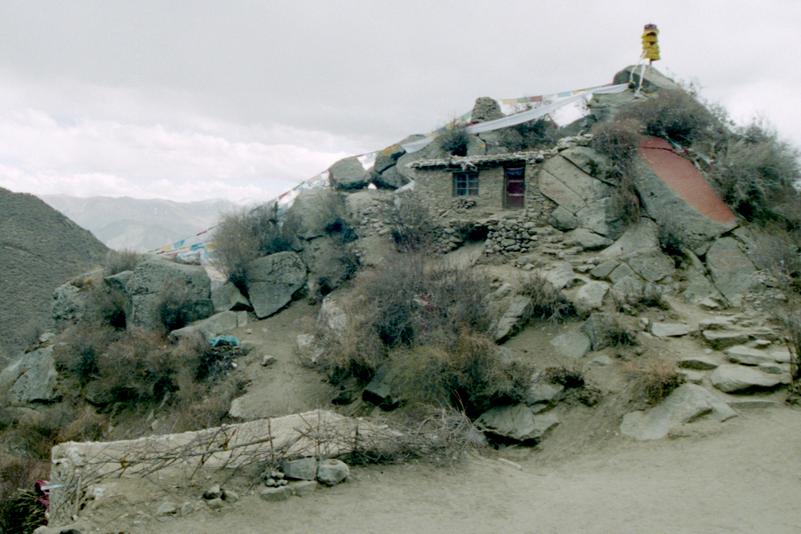 La maison d'un ermite, entre Samyé et Chimpuk.