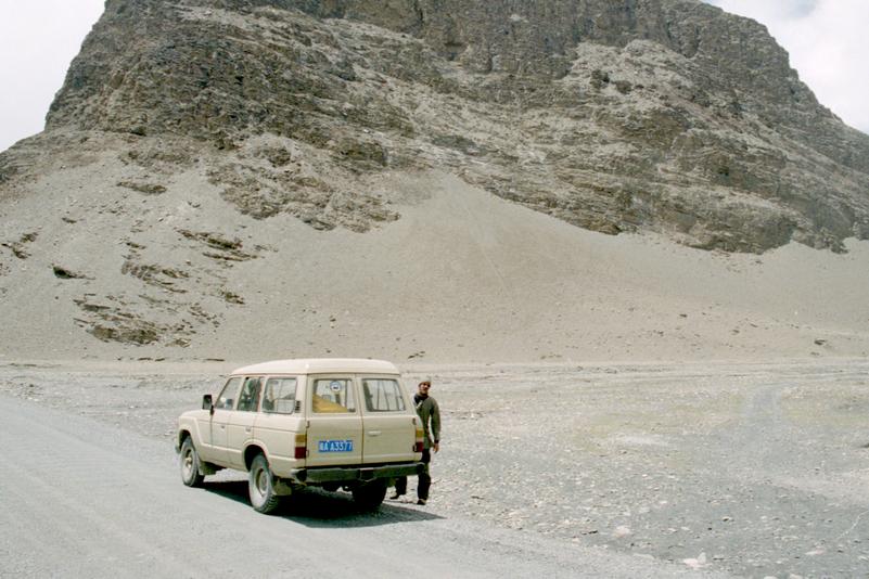 Sur la route entre Lhassa et Gyantse.