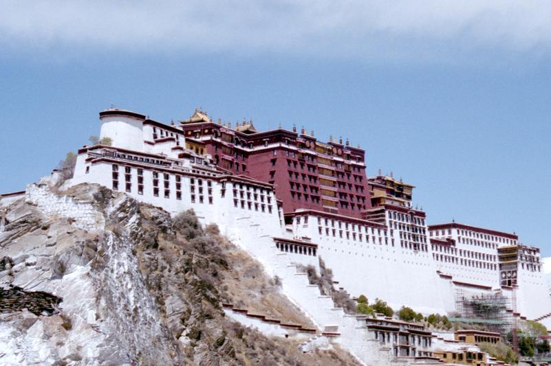 Le palais du Potala, à Lhassa.