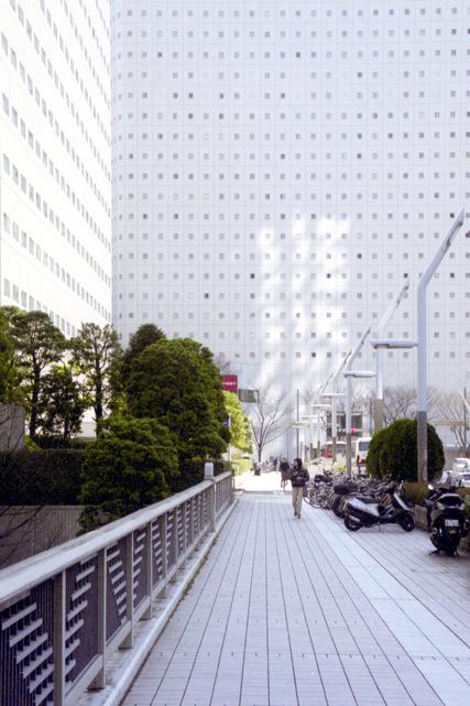 Vue de l'hôtel Shinjuku Washington.