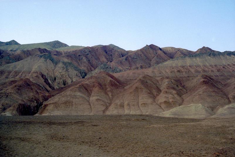 Dans les Monts Flamboyants, près des Grottes des mille Bouddhas de Bezeklik.