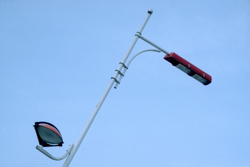 Un lampadaire de Kashgar.