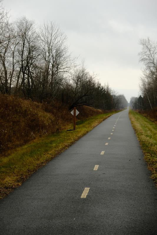 La piste cyclable L'Estriade.