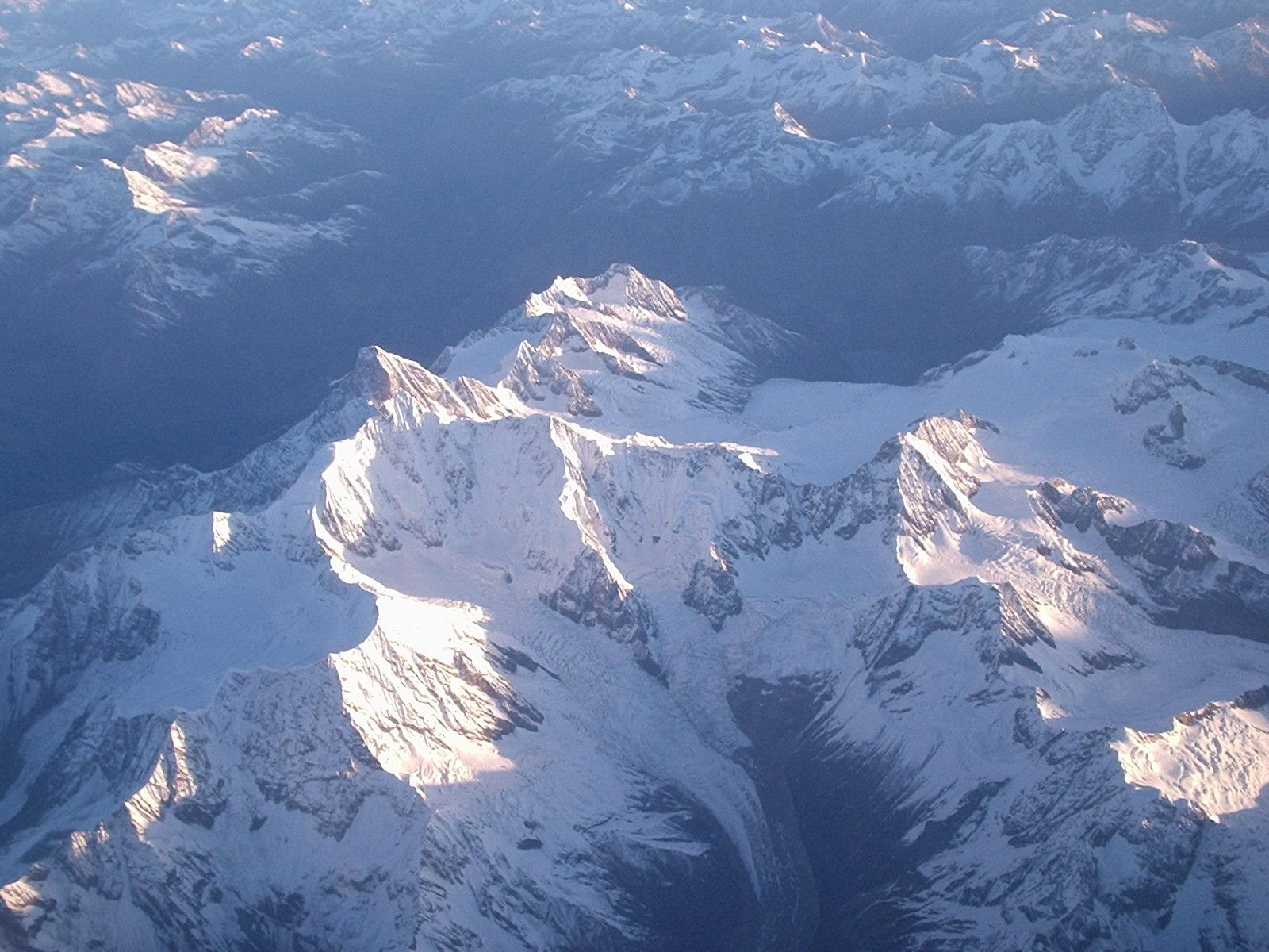 L'Himalaya vu du ciel.