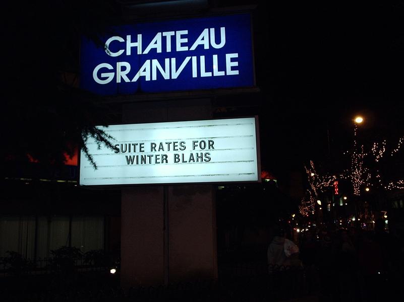 Spécial au Château Granville.